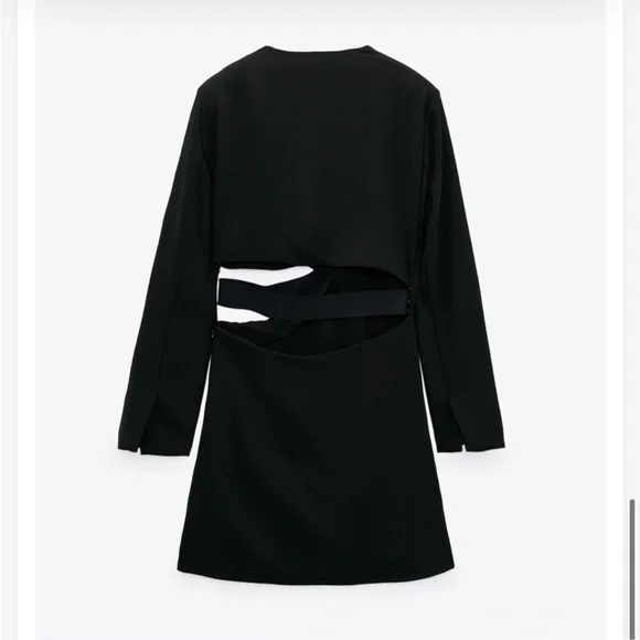 ZARA CUT OUT MINI DRESS - Picture 7 of 8
